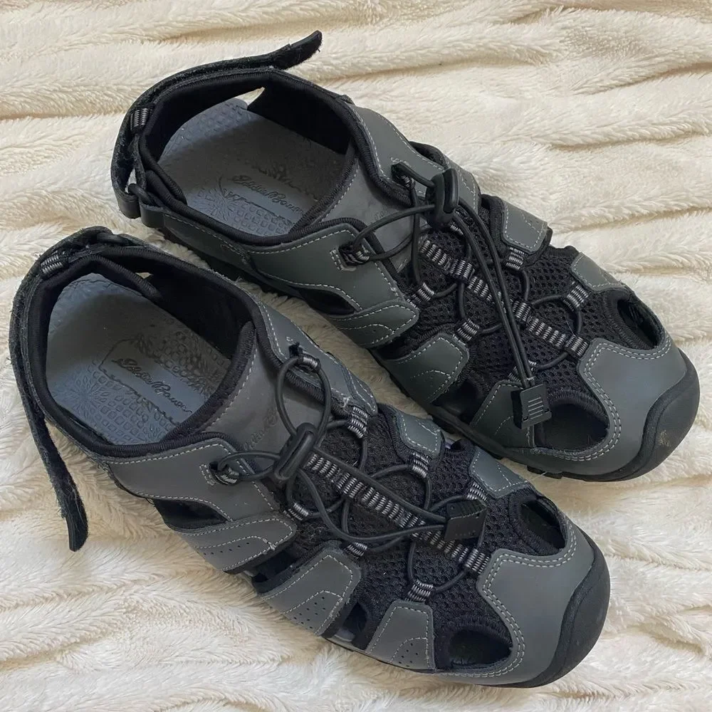 Eddie Bauer leather Stewart hiking sandals